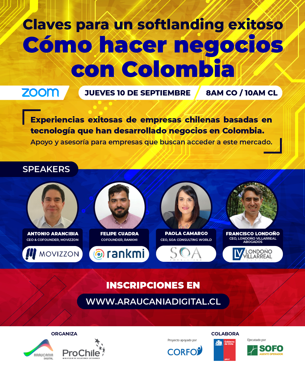 Cómo hacer negocios con Colombia - Afiche