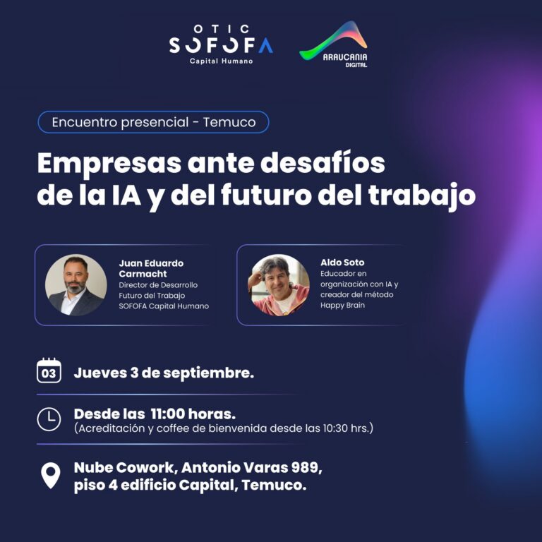 Invitación Temuco Empresas IA Encuentro Presencial